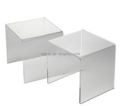 Plexiglass manufacturer customized clear rectangular side table AFS-170