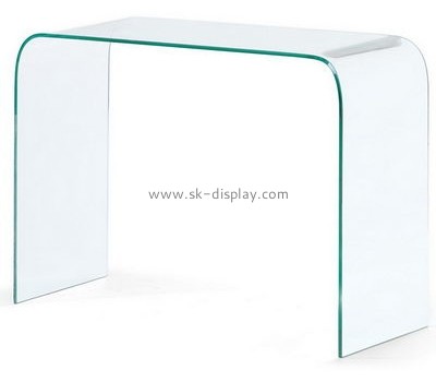 Plexiglass company customized clear acrylic side coffee table AFS-180