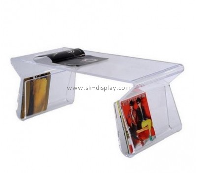Acrylic manufacturers customized acrylic clear coffee table with storage AFS-183