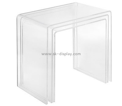 Display stand manufacturers customized cheap acrylic coffee table AFS-191