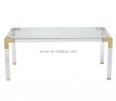 Acrylic factory customized clear acrylic trunk coffee table AFS-200