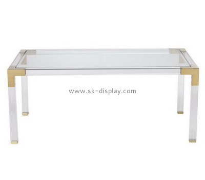 Acrylic factory customized clear acrylic trunk coffee table AFS-200