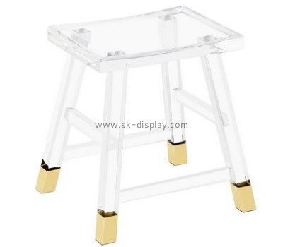 Acrylic products manufacturer customized acrylic footstool AFS-215