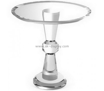 Acrylic display manufacturers customized clear acrylic round coffee table AFS-231