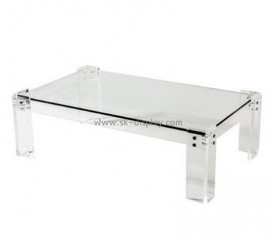 Acrylic products manufacturer customized long coffee side table AFS-237