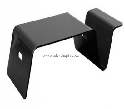 Acrylic products manufacturer customized black acrylic side table AFS-254