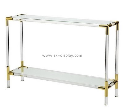 Acrylic products manufacturer customized acrylic long narrow side table AFS-273