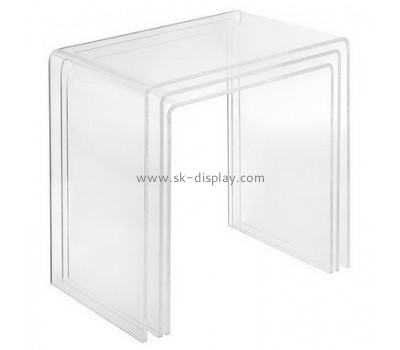 Acrylic products manufacturer customized acrylic side table in living room AFS-279
