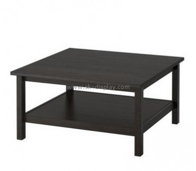 Acrylic plastic supplier customized acrylic coffee table with shelf AFS-300