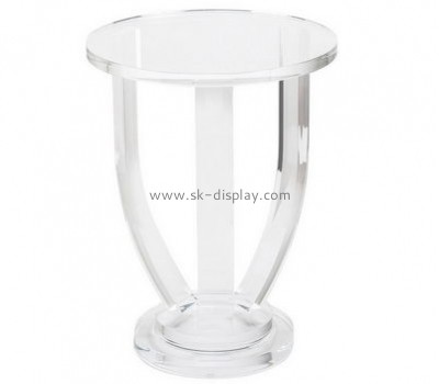 China acrylic manufacturer customized round acrylic side table AFS-319
