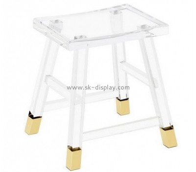 Acrylic plastic supplier customized acrylic footstool AFS-325