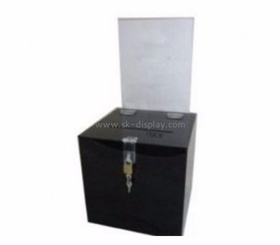Display manufacturers custom cheap acrylic plastic ballot box DBS-340
