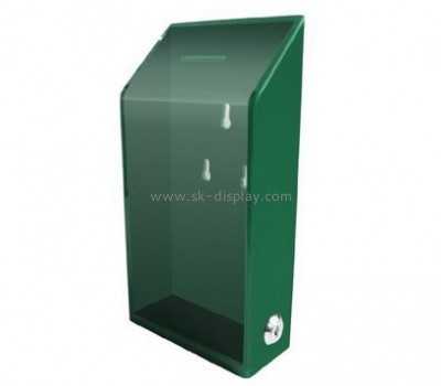 Plastic distributors and fabricators custom charity collection boxes for donations DBS-369
