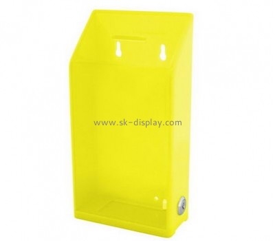 Acrylic display supplier custom design plexiglass plastic collection boxes DBS-370