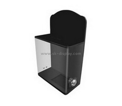 Acrylic supplier custom acrylic donation money box DBS-404