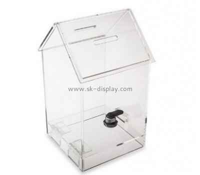 Complete plastic fabricators custom lucite safety suggestion box DBS-415