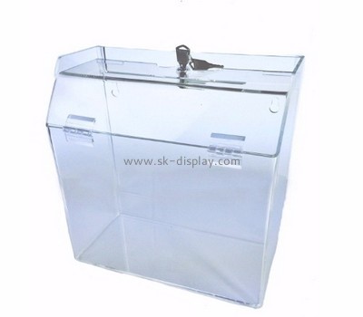 Plastic fabrication company custom plastic manufacturing charity donation boxes DBS-452