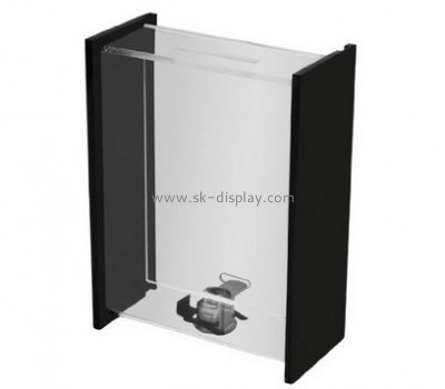 Plexiglass manufacturer custom clear acrylic locked donation ballot box DBS-462