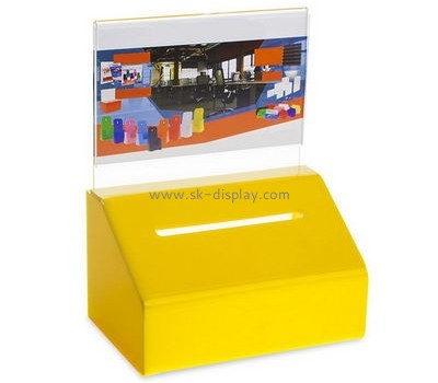 Acrylic items manufacturers custom cheap acrylic ballot boxes DBS-482