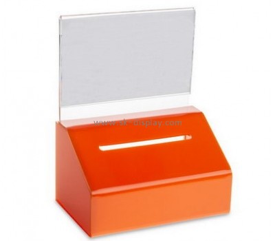Display box manufacturer custom acrylic donation charity box DBS-485