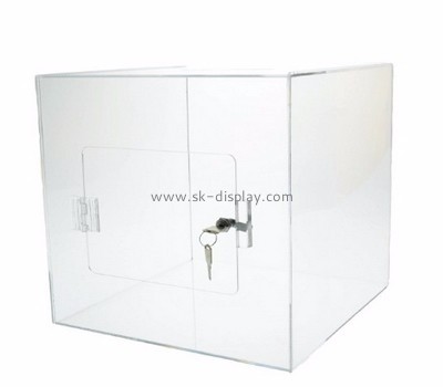 Acrylic plastic supplier custom perspex voting boxes DBS-512