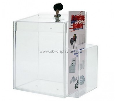 Acrylic display supplier custom acrylic election ballot boxes DBS-531