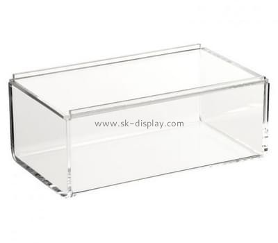 Plexiglass manufacturer custom perspex acrylic box with sliding lid DBS-554