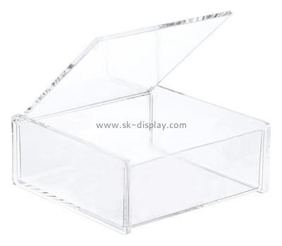 Acrylic boxes suppliers custom perspex acrylic box with lid DBS-556