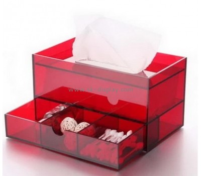Acrylic supplier custom perspex clear tissue box DBS-567