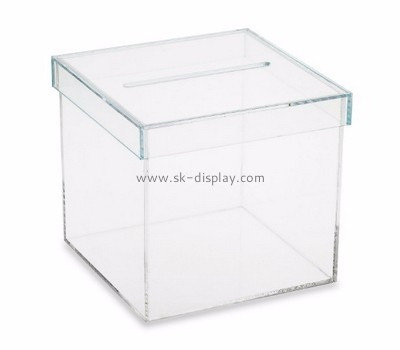 Perspex manufacturers custom lucite clear acrylic display case DBS-590