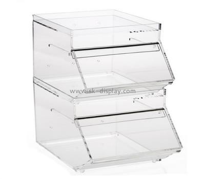 Acrylic products manufacturer custom lucite pastry display cabinets  DBS-599