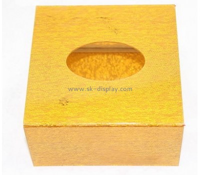 Acrylic box manufacturer custom perspex modern tissue box DBS-638