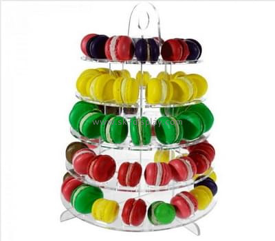 Plexiglass manufacturer custom acrylic macaron display tower FD-099