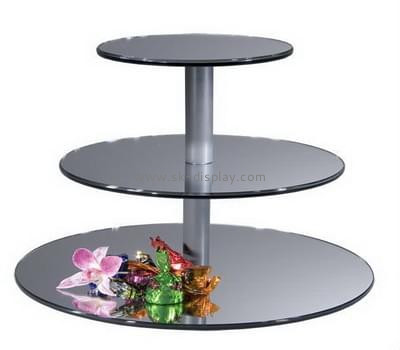 Acrylic plastic supplier custom perspex cupcake wedding cake stand FD-110