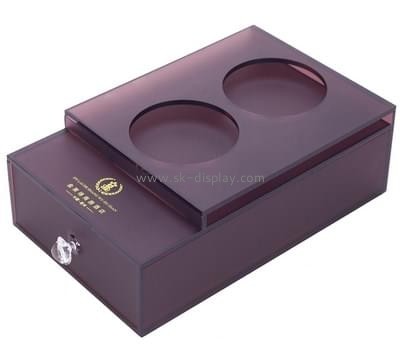 Plastic fabrication company custom small acrylic box SOD-288