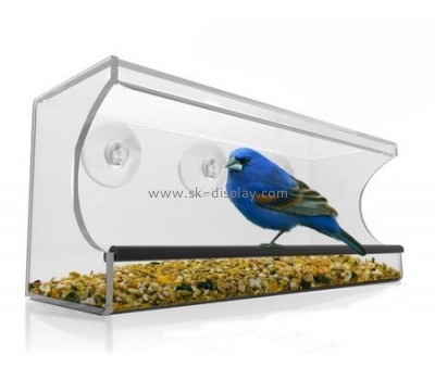 Acrylic display supplier custom acrylic window bird feeder SOD-304