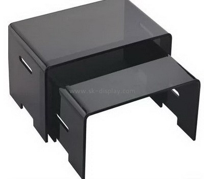 Acrylic items manufacturers custom black coffee table AFS-339