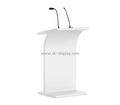Acrylic factory custom perspex speaking podium AFS-351