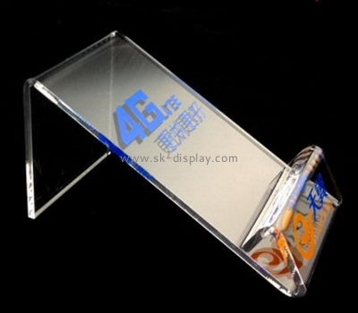 Custom and wholesale acrylic mobile phone stand for desk PD-197
