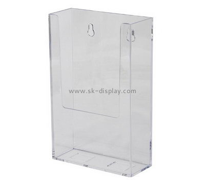 Customized acrylic wall mount magazine rack BD-091