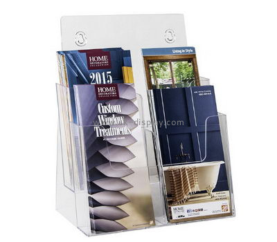 Customized acrylic wall mounted brochure holders BD-098