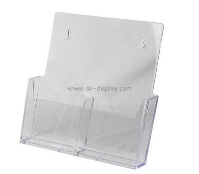 Customized perspex wall mounted brochure rack BD-108