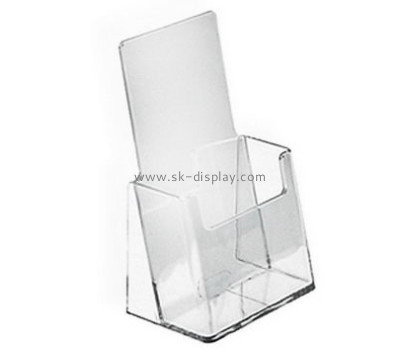 Customized clear acrylic brochure holders BD-120