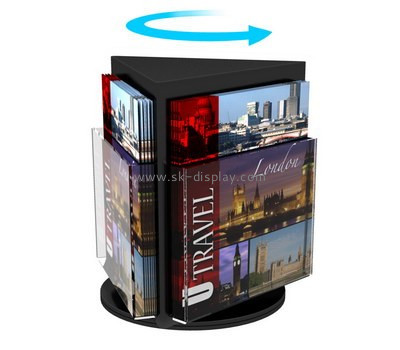 Customized acrylic rotating brochure stand BD-125