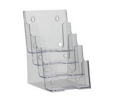 Customized plexiglass pamphlet holder wall mount BD-124