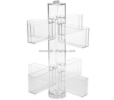Customized plexiglass floor stand brochure holder BD-126