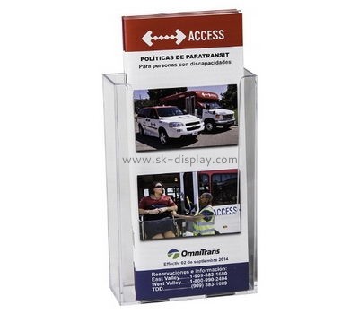Customized plexiglass pamphlet holders cheap BD-136