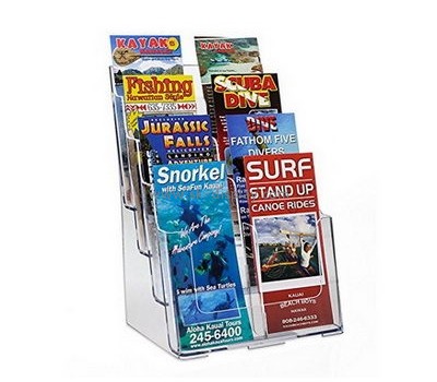 Customized acrylic brochure display and holders BD-145