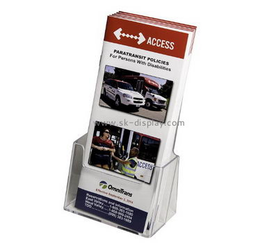 Customized clear acrylic pamphlet holder BD-153