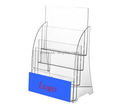 Customized acrylic brochure organizer BD-165